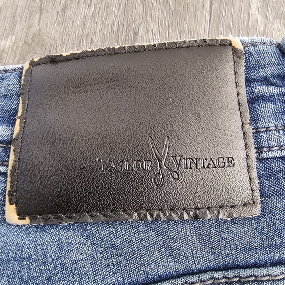 Tailor Vintage Jeans Mens 38X30 Blue Canaan Slim Fit Stretch Denim Comfort Waist - Picture 9 of 9